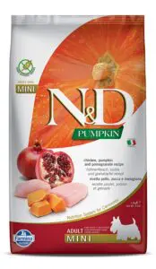 Farmina N&D Pumpkin Dry Dog Food, Grain-Free, Adult Mini Breed